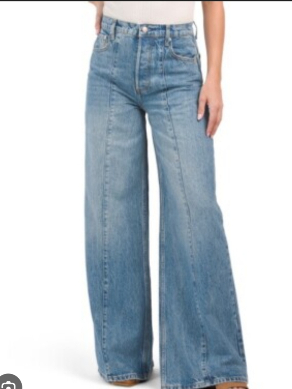 Triarchy Seamed Wide Leg Jeans Sustainable